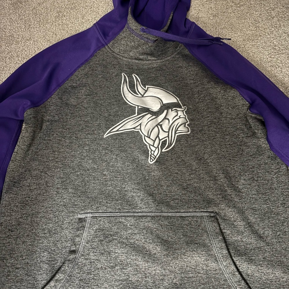 Nike Purple and Gray NFL Team Hoodie
